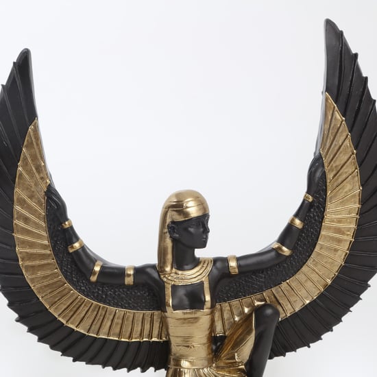 Jaguar Polyresin Egyptian Goddess Isis Figurine