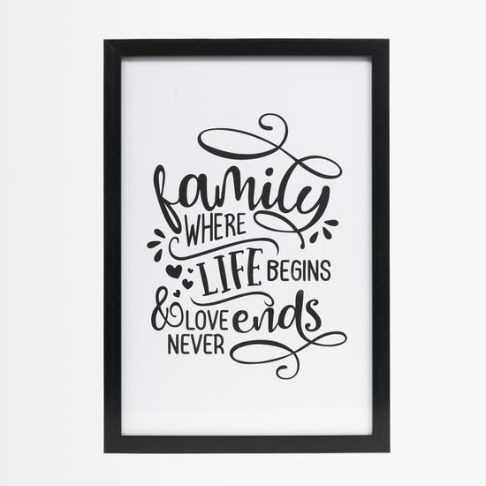 Spectrum Wooden Family Picture Frame - 48x33cm