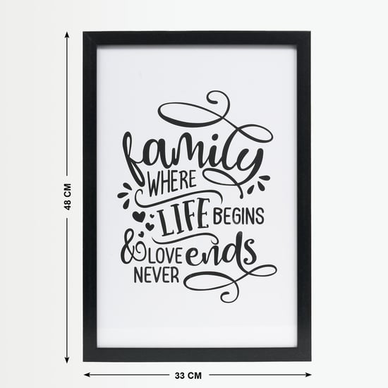 Spectrum Wooden Family Picture Frame - 48x33cm