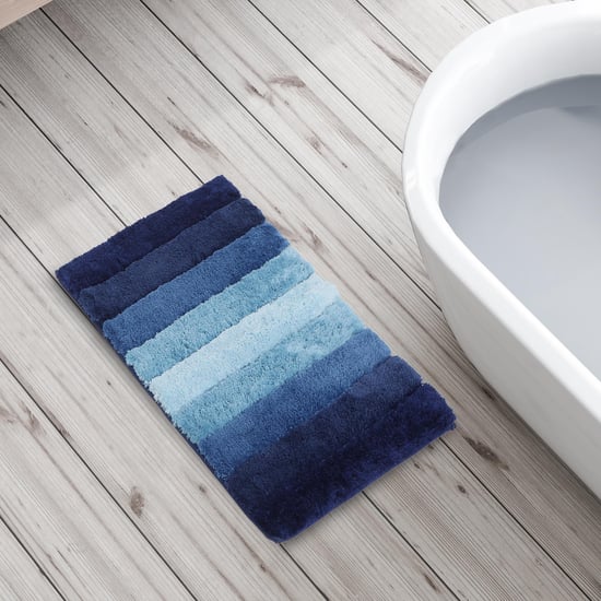 Nova Santorini Gradient Stripes Anti-Slip Bath Mat - 75x50cm