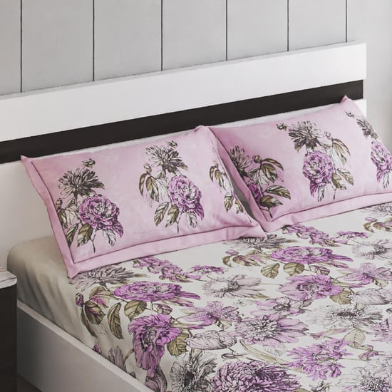 Dallas Cotton 180TC Printed 3Pcs Queen Bedsheet Set