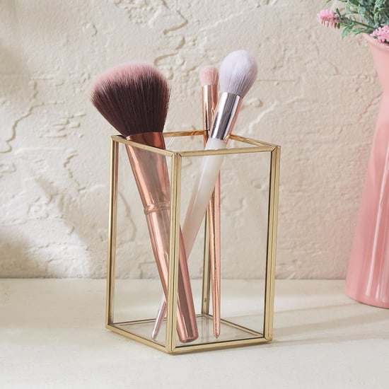 Orion Tribeca Glass Make-Up Brush Holder