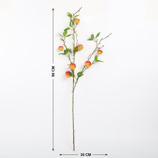 Botanical Artificial Apple Fruit Branch - 95cm