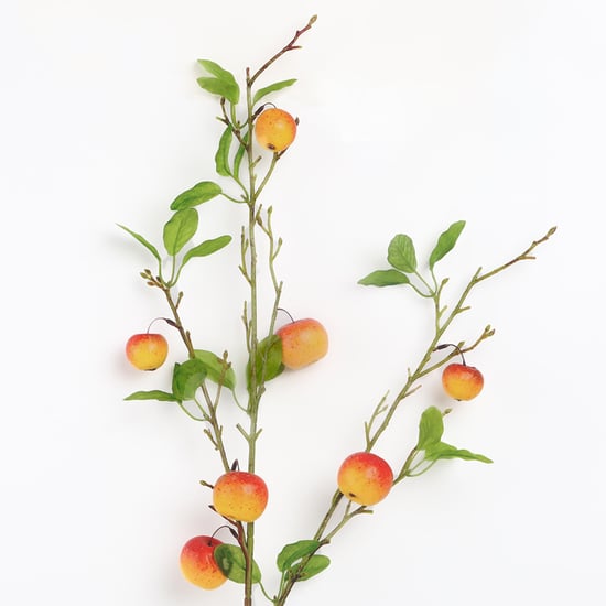 Botanical Artificial Apple Fruit Branch - 95cm