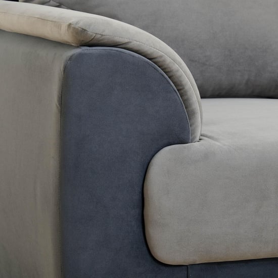 Polaris Fabric 3+2+2 Seater Sofa Set - Grey