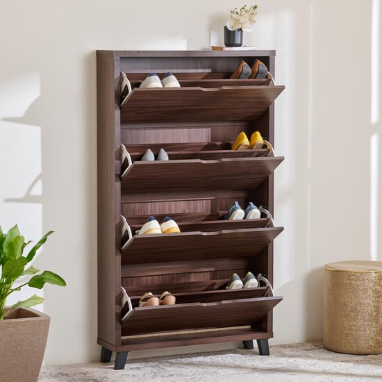 Lewis NXT 20 Pairs Shoe Cabinet - Brown