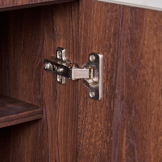 Roger 15 Pairs Shoe Cabinet with Drawer - Brown