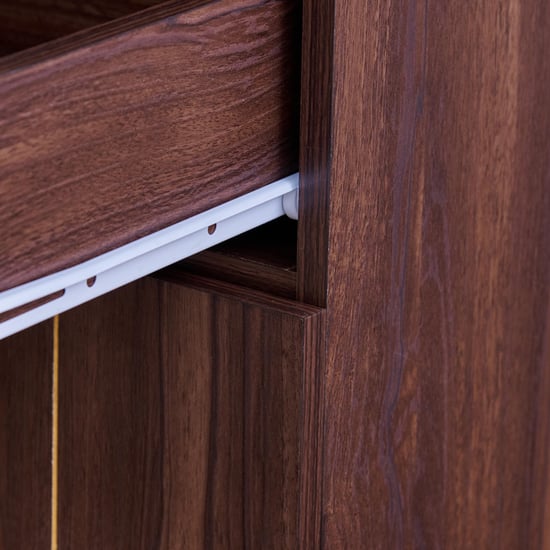 Roger 15 Pairs Shoe Cabinet with Drawer - Brown