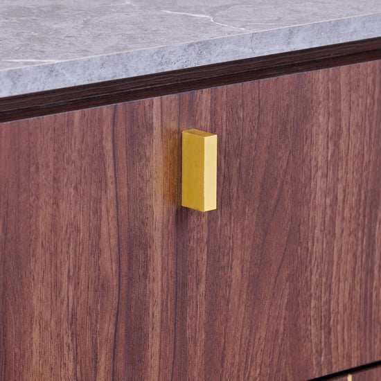 Roger 21 Pairs Shoe Cabinet with Drawer - Brown