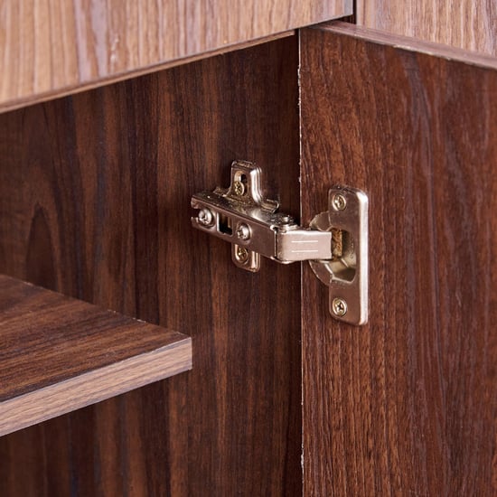 Roger 21 Pairs Shoe Cabinet with Drawer - Brown