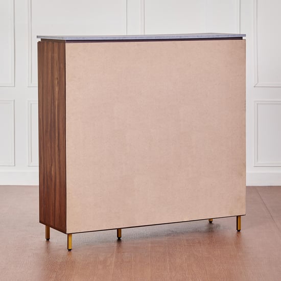 Roger 21 Pairs Shoe Cabinet with Drawer - Brown