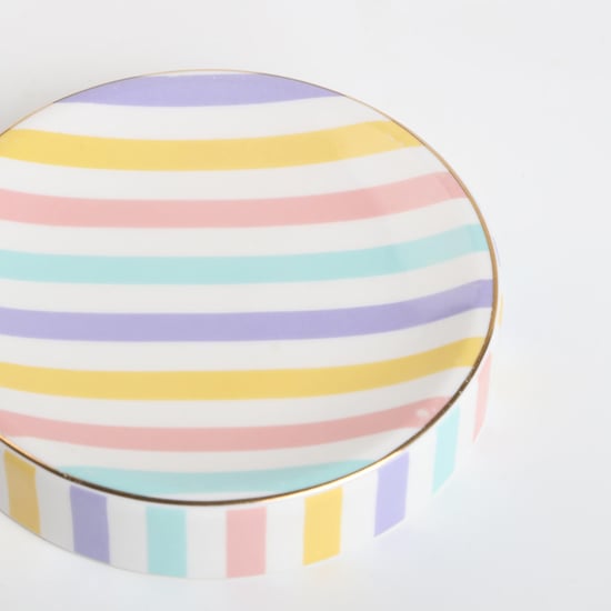 Slate Stripe Kids Ceramic Soap Dish