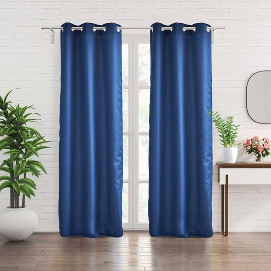 Sierra Set of 2 Jacquard Light Filtering Door Curtains