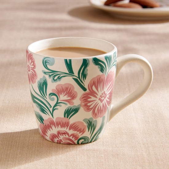 Corsica Mohar Stoneware Printed Coffee Mug - 240ml