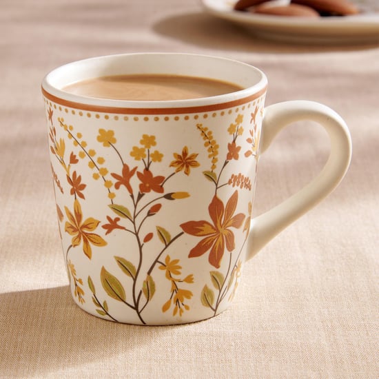 Corsica Mohar Stoneware Printed Coffee Mug - 320ml