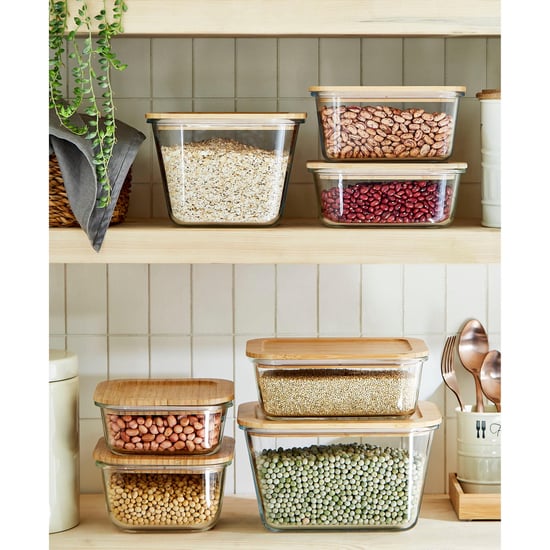 Buy Palestine Glass Storage Canister with Bamboo Lid 1L from - Main Image