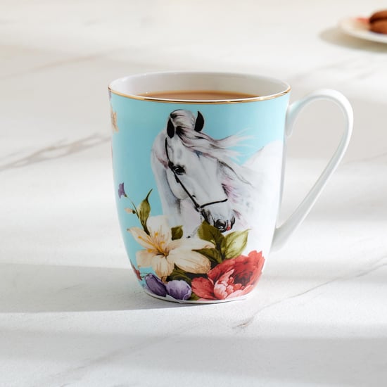 Signature Series Bone China Printed Coffee Mug - 350ml