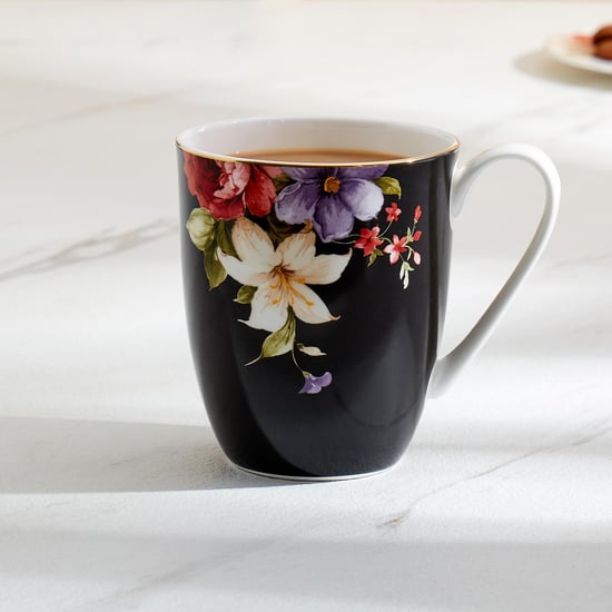 Signature Series Bone China Printed Coffee Mug - 350ml