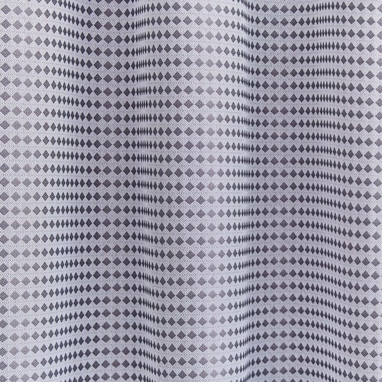 Alexis Diamond Set of 2 Jacquard Room Darkening Door Curtains