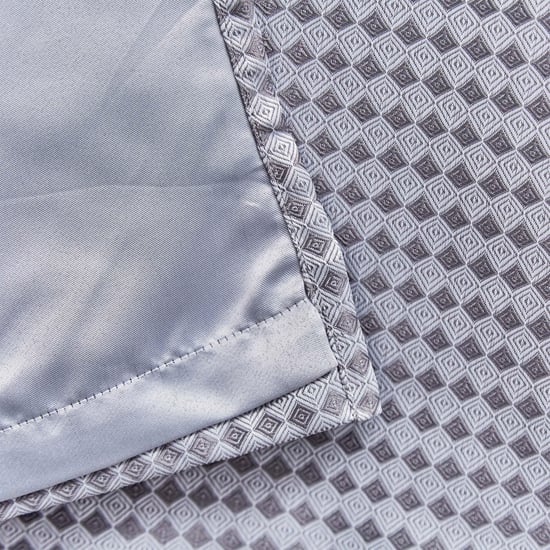 Alexis Diamond Set of 2 Jacquard Room Darkening Door Curtains