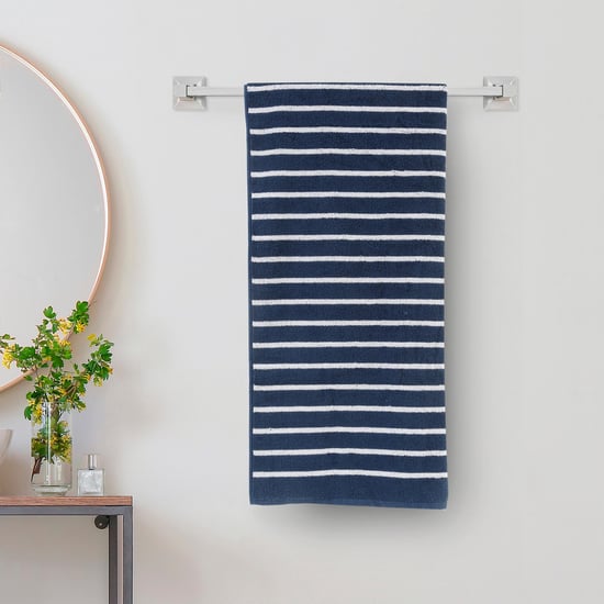 Colour Refresh Essence Cotton Striped Bath Towel - 140x70cm