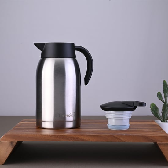 SERVEWELL Hydration Stainless Steel Vacuum Jug 1L Silver