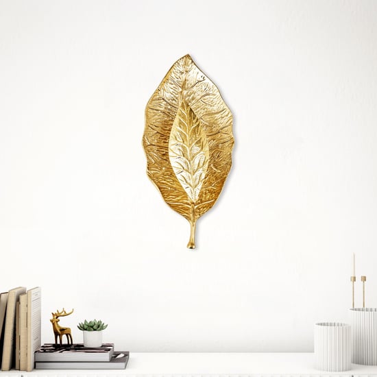 Panorama Metal Leaf Wall Art with Light