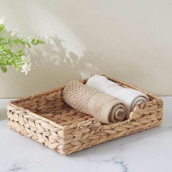 Regan Juvale Seagrass and Iron Storage Tray