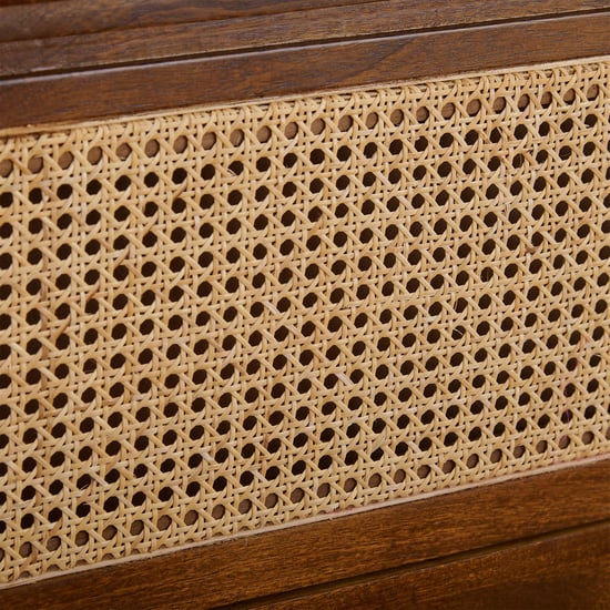 Adana Ziva Queen Bed with Hydraulic Storage - Brown