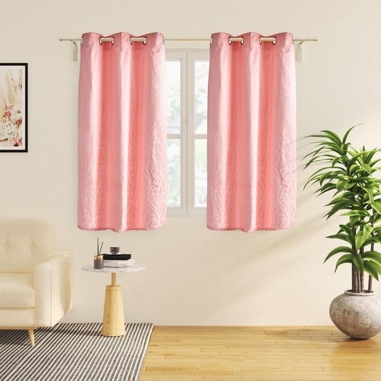 Griffin Set of 2 Jacquard Blackout Window Curtains