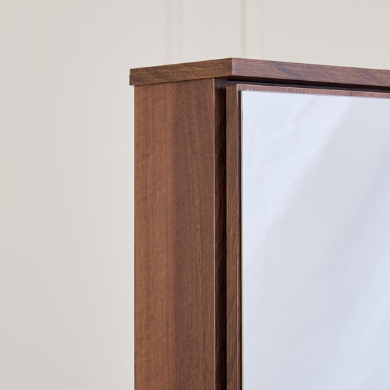 Leon Dresser Mirror with Drawer - Brown