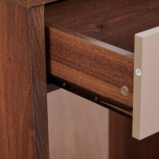 Leon Dresser Mirror with Drawer - Brown