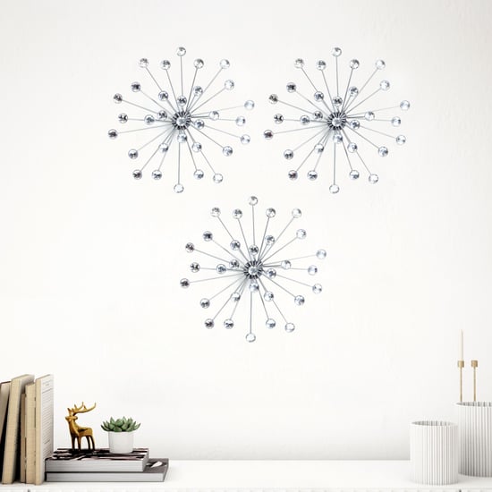 Corvus Metal Set of 3 Spokes Wall Art