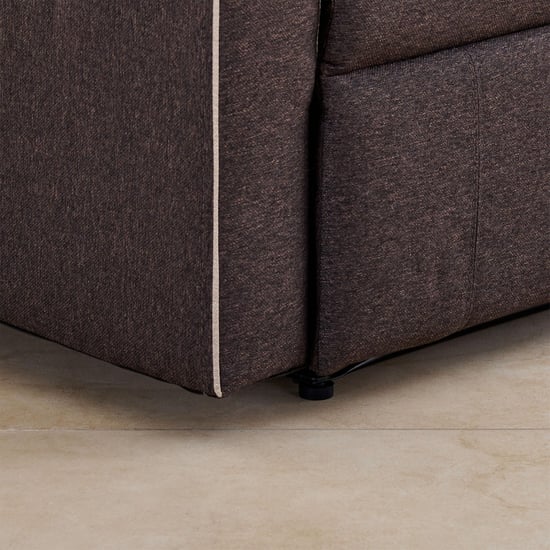 Helios Toledo Fabric 1-Seater Recliner - Brown