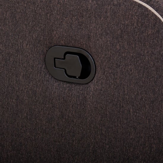 Helios Toledo Fabric 1-Seater Recliner - Brown