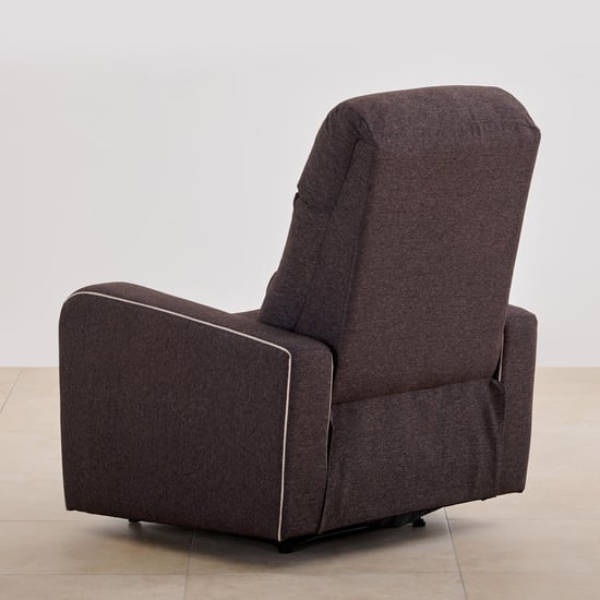 Helios Toledo Fabric 1-Seater Recliner - Brown