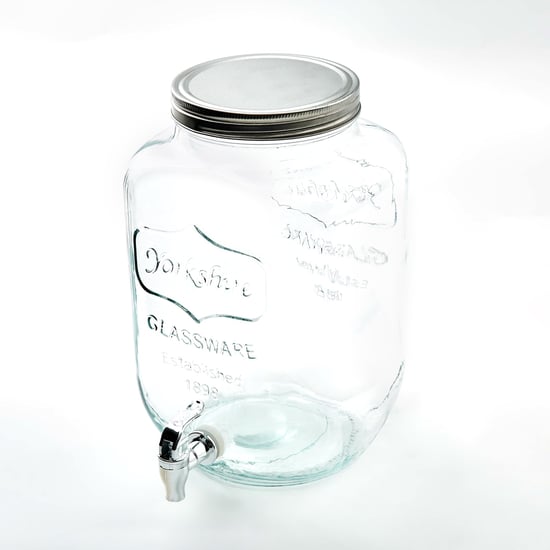 Infinity Cuba Glass Dispenser with Lid - 8L