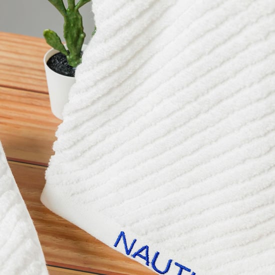 NAUTICA Cross View Set of 2 Cotton Hand Towels - 60x40cm