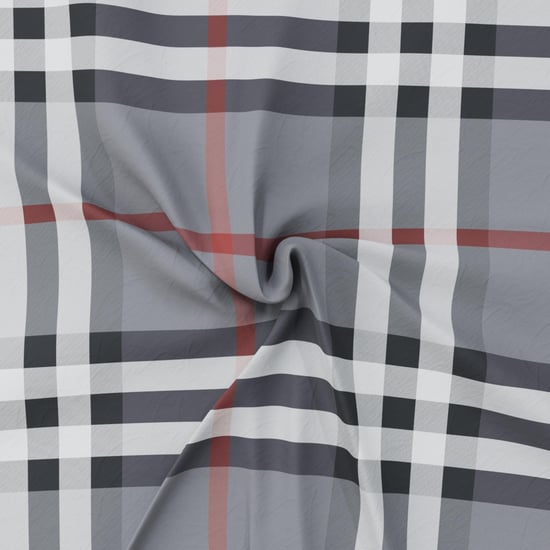 NAUTICA Pacific Coast Cotton 160TC Checked 3Pcs King Bedsheet Set
