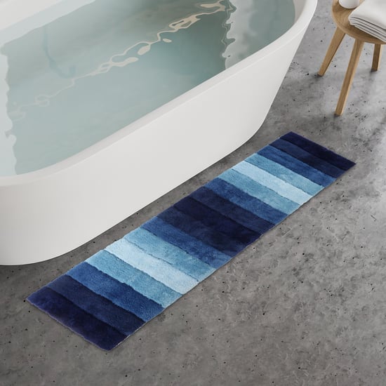 Nova Santorini Striped Anti-Slip Bath Runner - 150x50cm