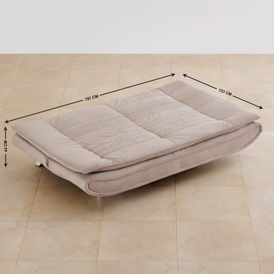 Faith NXT Fabric 3-Seater Sofa Bed - Beige