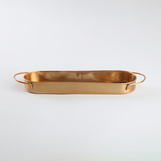 Gloria Set of 3 Metal Planters with Tray