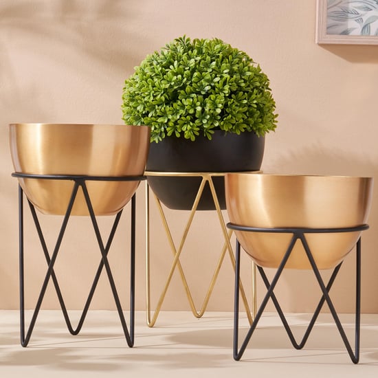 Gloria Metal Planter with Stand