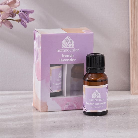 Garnet Set of French Lavender Fragrance Oil 15ml Purple Glass