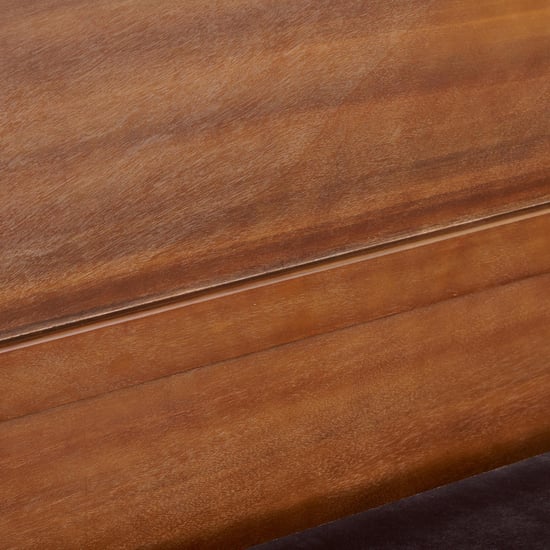 Cleopatra Solid Wood King Bed - Brown