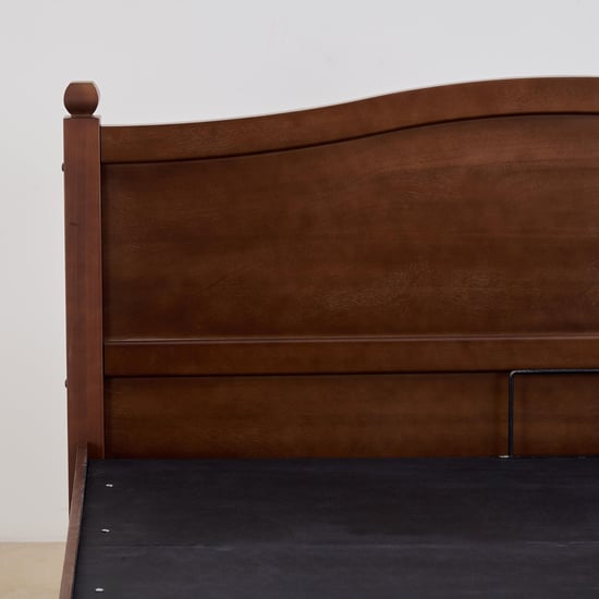 My Bed Cleopatra Solid Wood King Bed with Hydraulic Storage - Brown