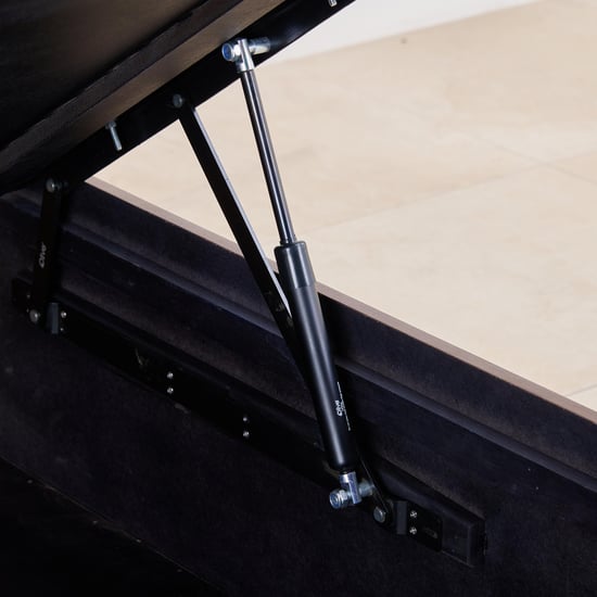 My Bed Cleopatra Solid Wood King Bed with Hydraulic Storage - Brown