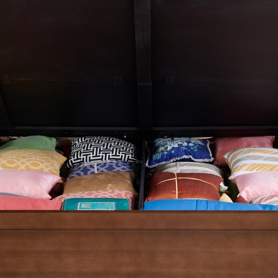 My Bed Cleopatra Solid Wood King Bed with Hydraulic Storage - Brown