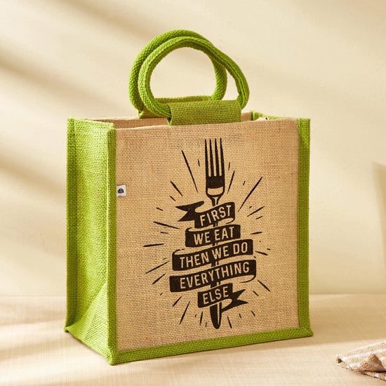 Livia Jute Lunch Bag