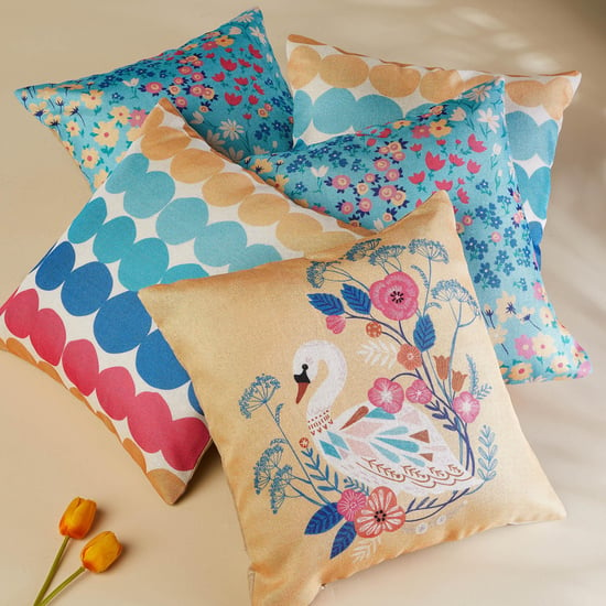 Vera Set of 5 Printed Cushion Covers - 40x40cm